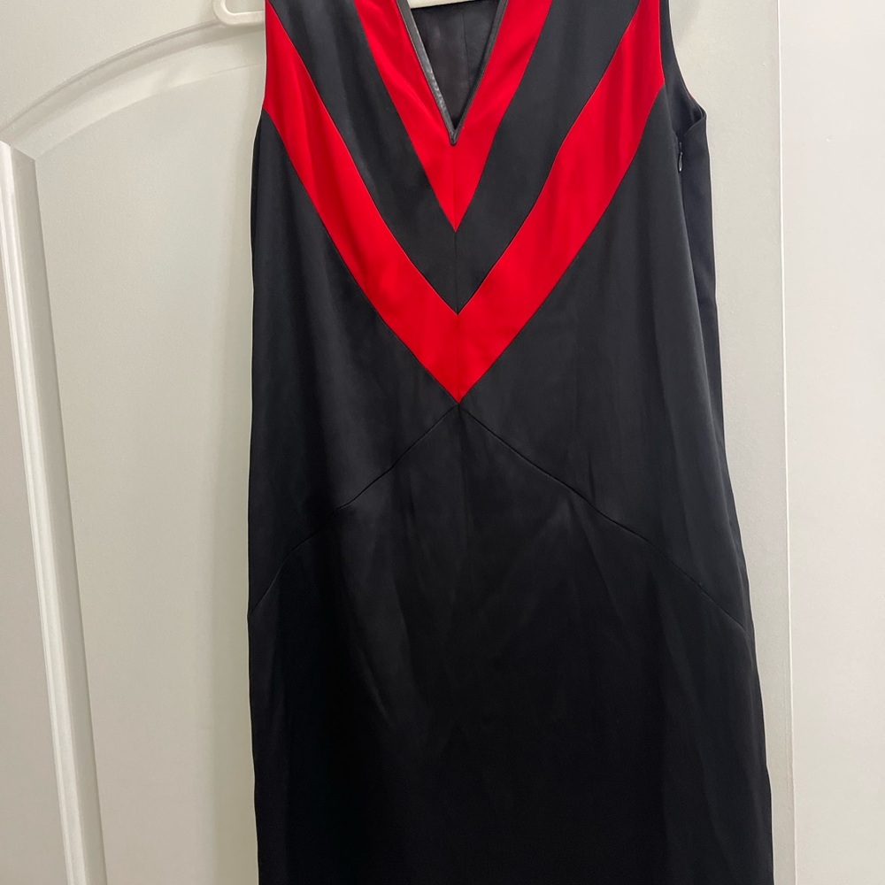 Elegant Black and Red Women's Dress